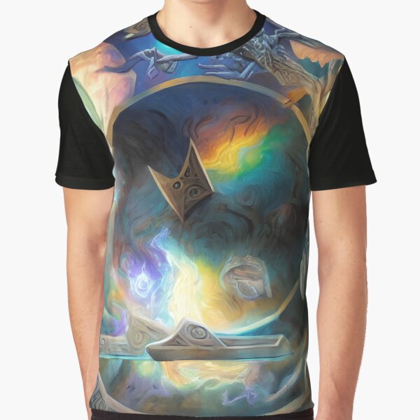 Item preview, Alien Arcane Aesthic AiArt Rainbow Runes designed and sold by Swabcraft.