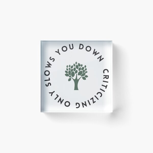 Item preview, Criticizing yourself slows you down designed and sold by Showitoffbish.
