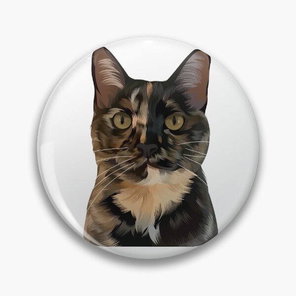 Item preview, tortoiseshell cat designed and sold by extraonions.