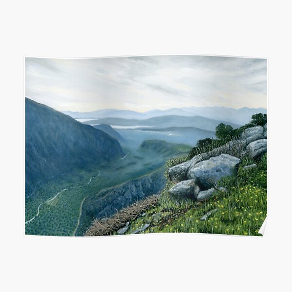 View at Delphi, Greece Poster