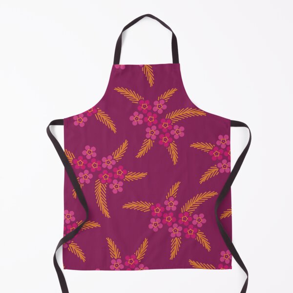 Item preview, Australian Native Geraldton Wax Flower Maroon Pattern designed and sold by BloomJoyStudio.