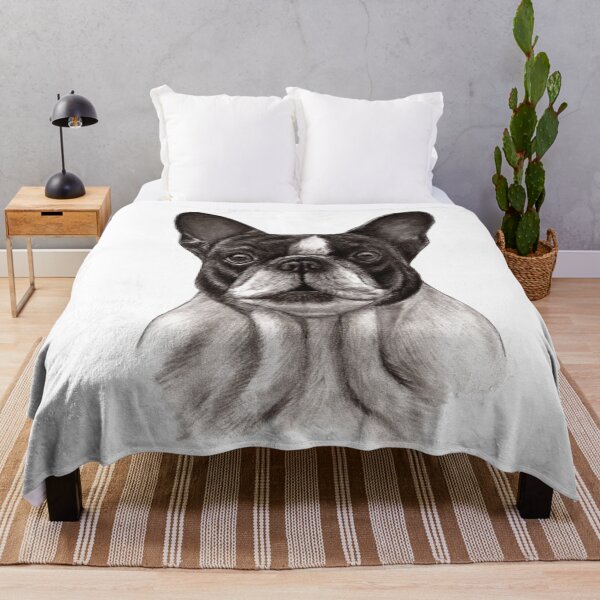 Item preview, Portrait of a bulldog designed and sold by SylvieG18.