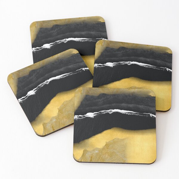 Artikelvorschau, Abstraktes Design in Schwarz und Gold entworfen und verkauft von SandraC-Duarte.