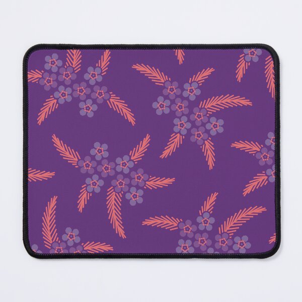 Item preview, Australian Native Geraldton Wax Flower Purple Pattern designed and sold by BloomJoyStudio.