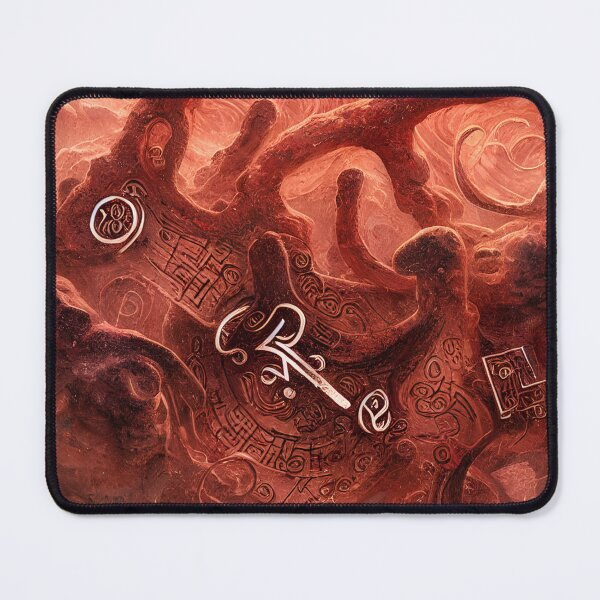 Item preview, Alien Arcane Aesthic AiArt Red Runes 1 designed and sold by Swabcraft.