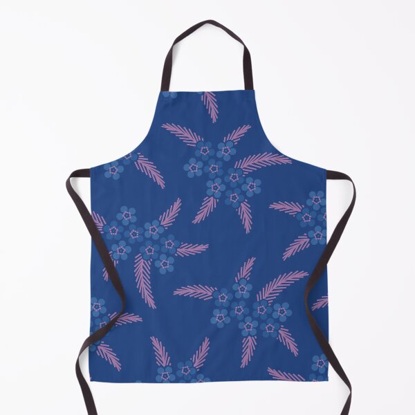 Item preview, Copy of Australian Native Geraldton Wax Flower Blue Pattern designed and sold by BloomJoyStudio.