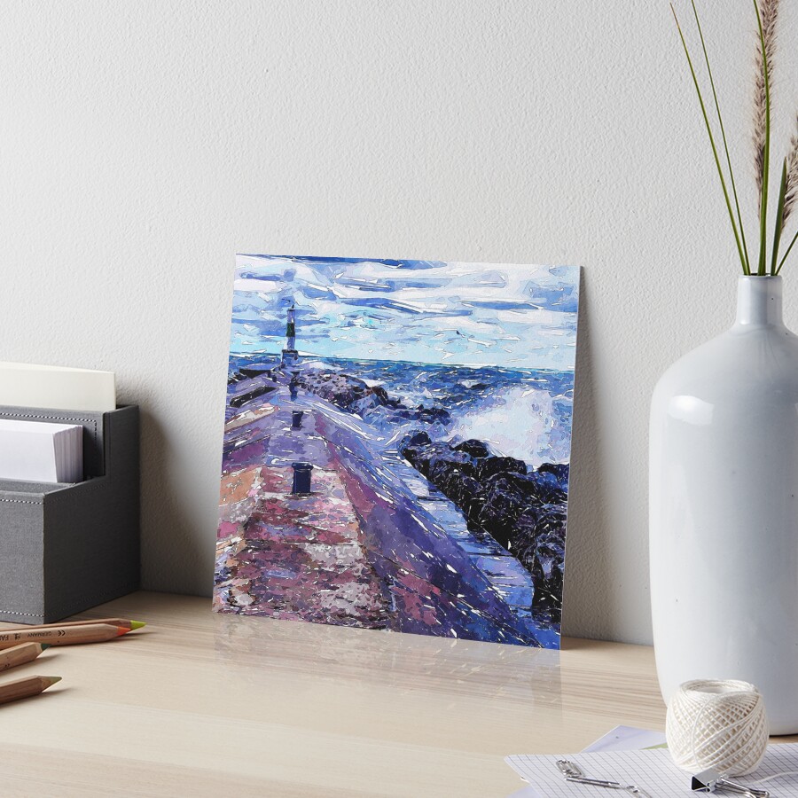 Lake Michigan Waves Art Board Print