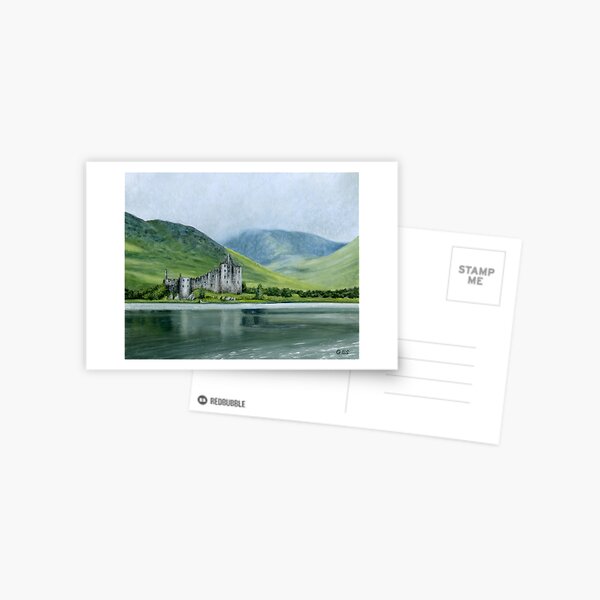 Kilchurn Castle View, Scotland Postcard