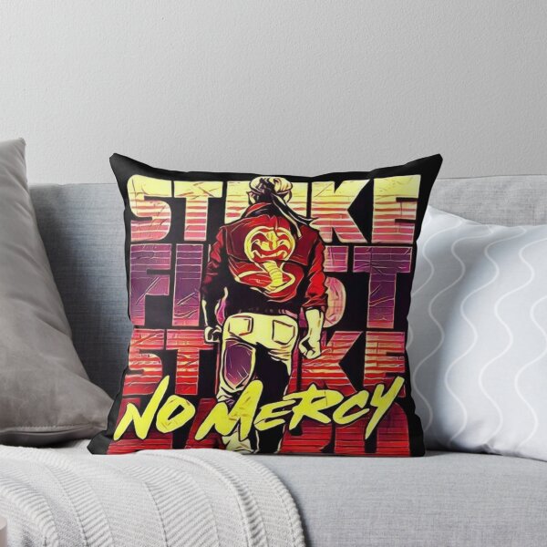 Item preview, Cobra Kai Strike First, Strike Hard, No Mercy T-shirt  designed and sold by Enterna.