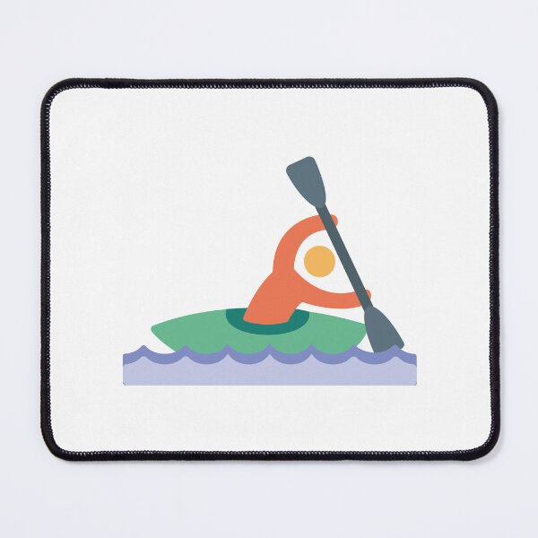 Item preview, Canoe Emoji Man in Boat designed and sold by bolkibox.