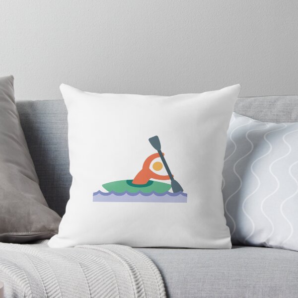 Item preview, Canoe Emoji Man in Boat designed and sold by bolkibox.