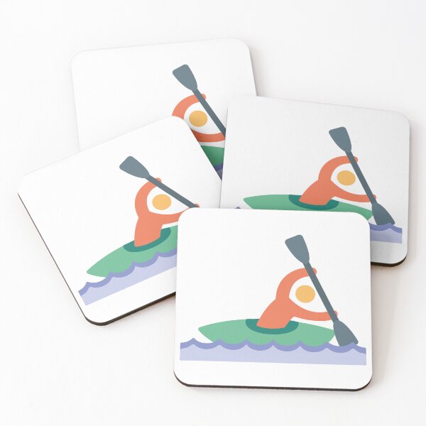 Item preview, Canoe Emoji Man in Boat designed and sold by bolkibox.