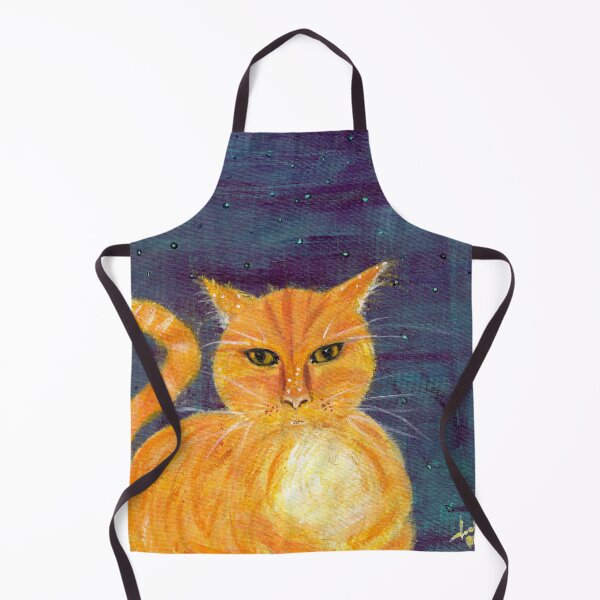 Item preview, Starry Night Cat designed and sold by BareRootsDesign.