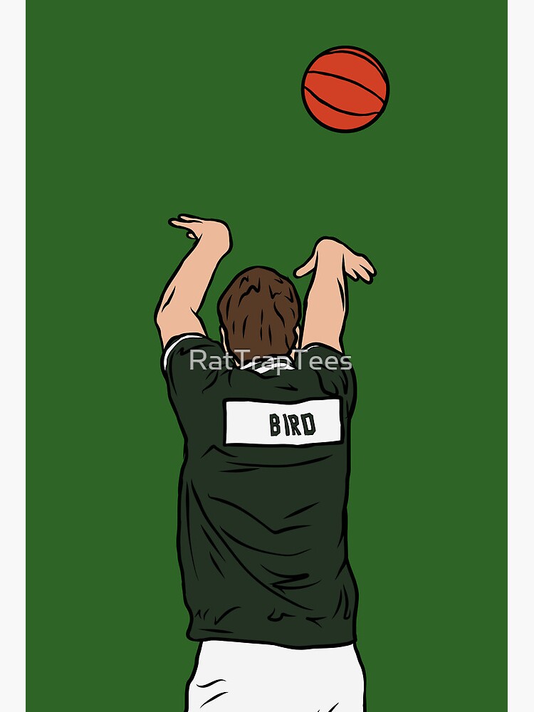 Art Larry Bird Wallpaper | Art Board Print