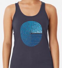Allmächtiger Ozean Racerback Tank Top