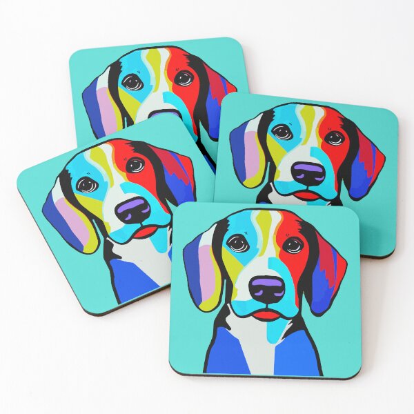 Item preview, A Beagle in a Pop Art style, with its bright colors and sharp lines. designed and sold by dogpopart.