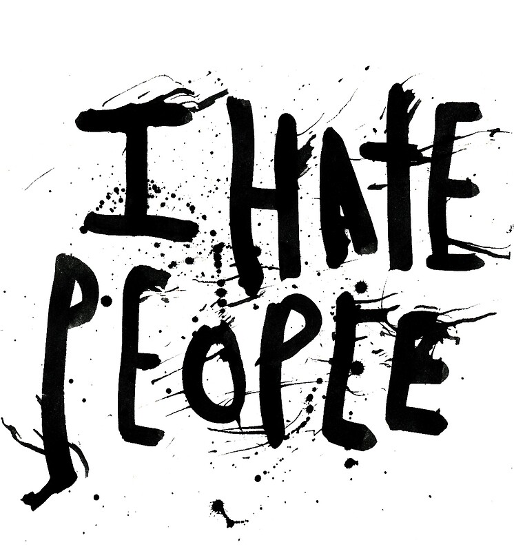 i hate people tee