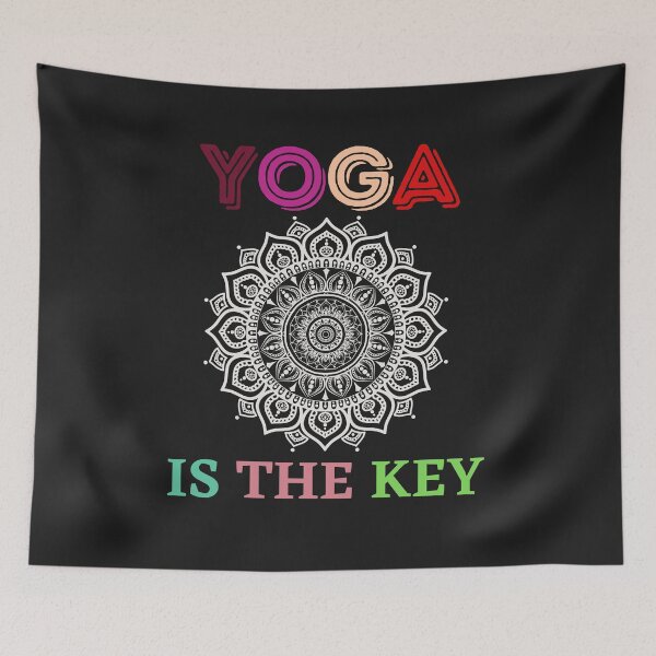 Item preview, Yoga is the key gift for friends, brother, father, mother, sister, uncle, aunt, student, and loved one designed and sold by dsignstore911.