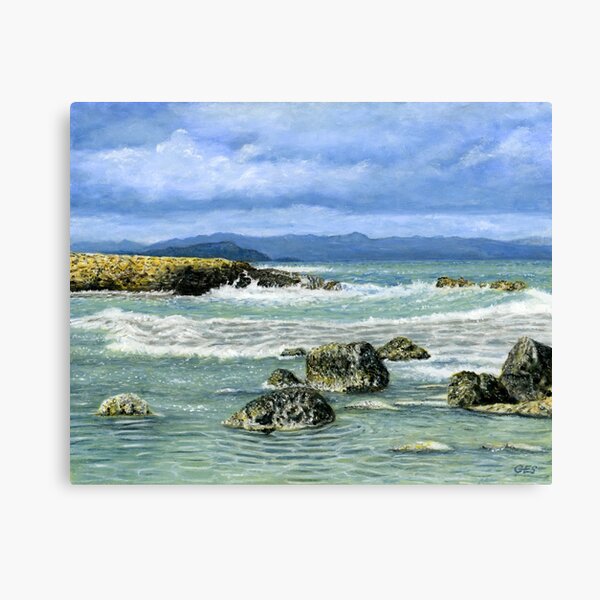 Tabakaria Waves, Chania, Crete Canvas Print