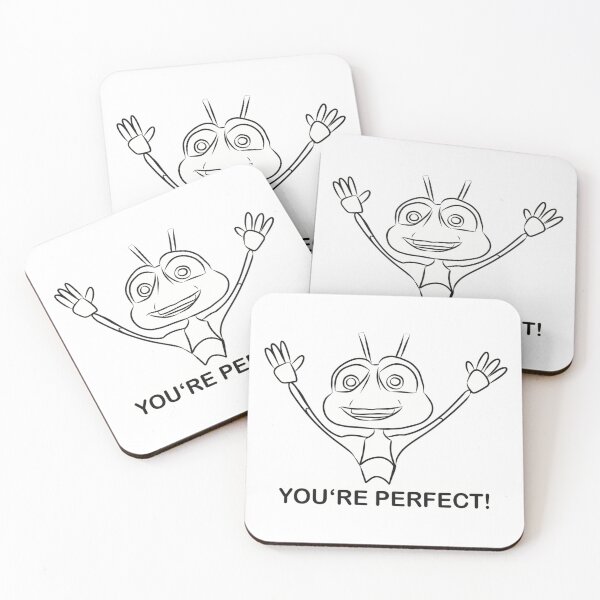 Item preview, You're perfect! Bugs Life black and white designed and sold by christinacrookcreative.