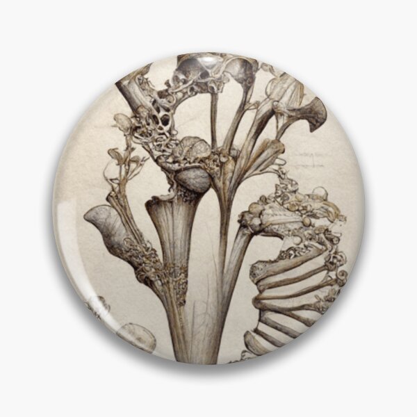 Item preview, Botanical Illustration of Bones and Botany designed and sold by Neitherworld-BJ.