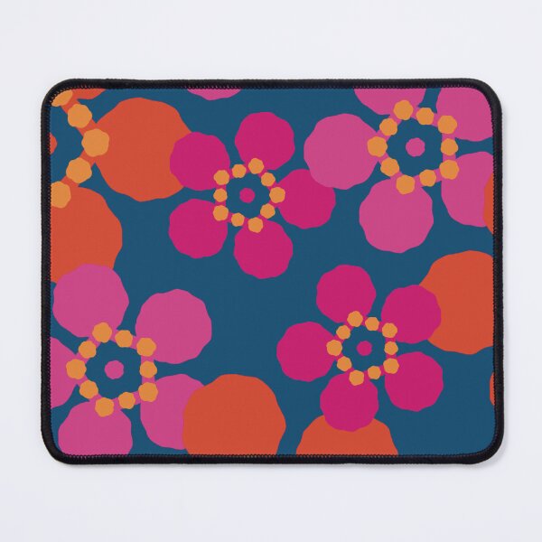 Item preview, Bold Australian Florals Geraldton Wax Flower Pattern on Blue designed and sold by BloomJoyStudio.