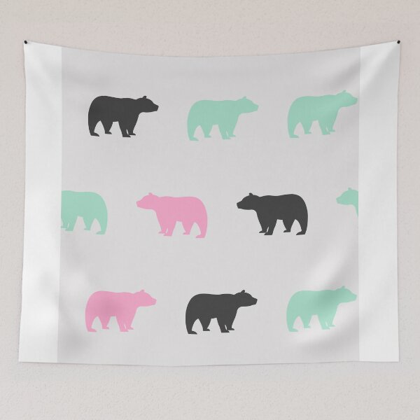 Item preview, colorful bear design  designed and sold by Elfinsarts17.