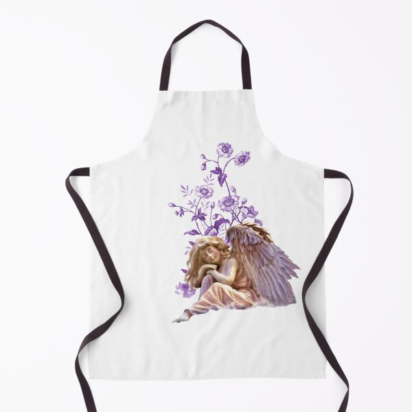 Aperçu de l'œuvre Ange aux fleurs violettes créée et vendue par tomorrowsart.