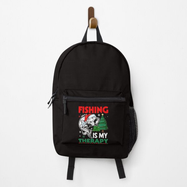Item preview, Fishing Is My Therapy Christmas Version designed and sold by netdota.
