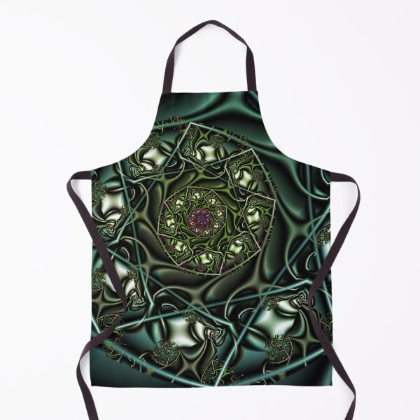 Item preview, Green Geometric Spiral designed and sold by pinkal.