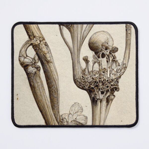 Item preview, Bones and Botany - Elaborate Botanical Illustration designed and sold by Neitherworld-BJ.