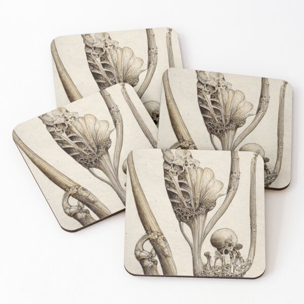 Item preview, Bones and Botany - Elaborate Botanical Illustration designed and sold by Neitherworld-BJ.