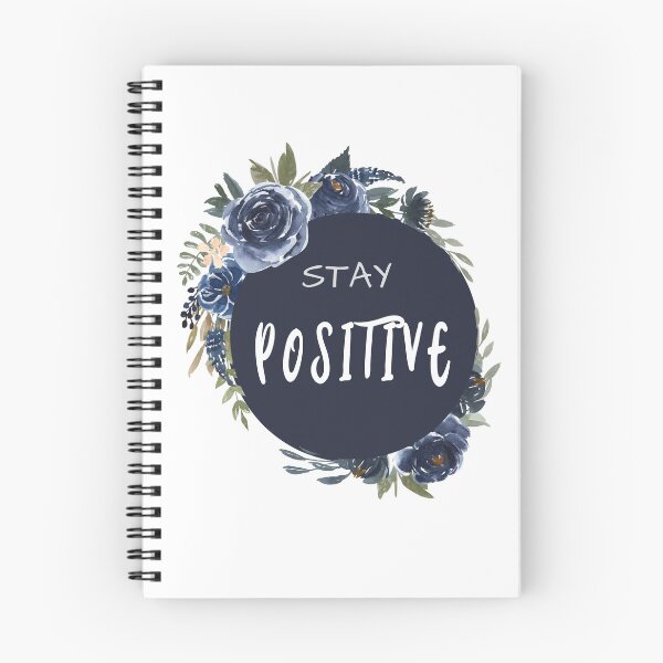 Item preview, STAY POSITIVE  with cute flowers  designed and sold by Hohohaxi.