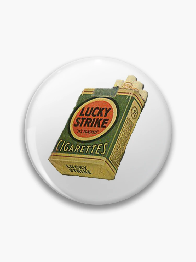 Vintage Lucky Strike Cigarettes Pin for Sale by TRNCreative