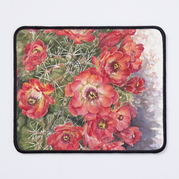 Item preview, Scarlet Hedgehog Cacti, Sonoran Desert designed and sold by tracyannholmes.