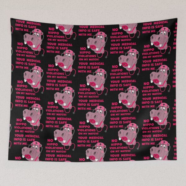 Item preview, Your Medical Info Is Safe With Me HIPAA HIPPA HIPPO Sarcasm designed and sold by FlorenciaBliss.