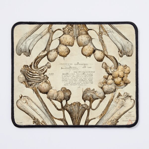 Item preview, Botanical Bones - Elaborate and Detailed Drawing designed and sold by Neitherworld-BJ.