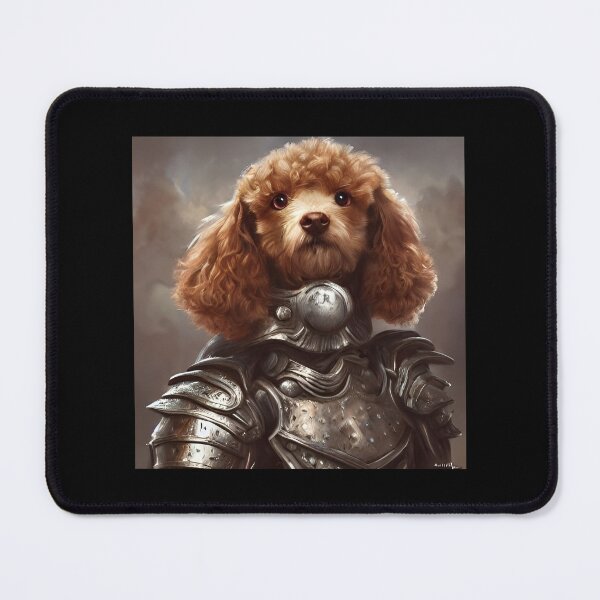 Artikelvorschau, AI Generated Art, War Poodle entworfen und verkauft von RabbitHoleMI.
