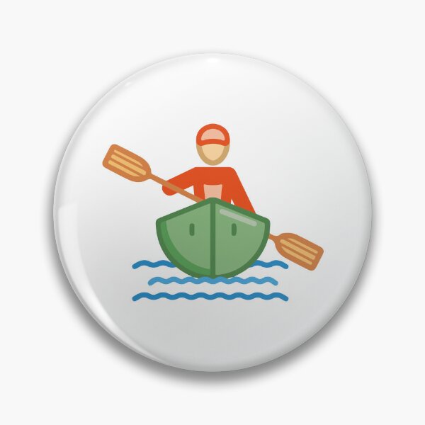 Artikelvorschau, Kanu Emoji Mann im Boot entworfen und verkauft von bolkibox.