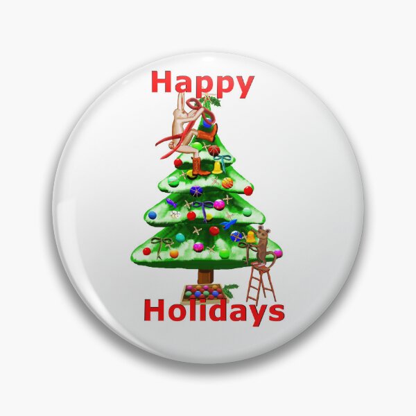 Item preview, Rocket Rabbit's Holiday Decoration designed and sold by VerdeDoodleDuck.