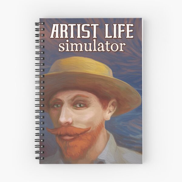 Item preview, Artist Life Simulator Logo designed and sold by lilgreenfreaky.