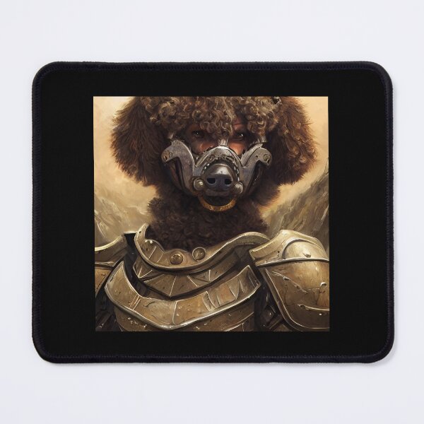 Artikelvorschau, AI Generated Art, War Poodle entworfen und verkauft von RabbitHoleMI.