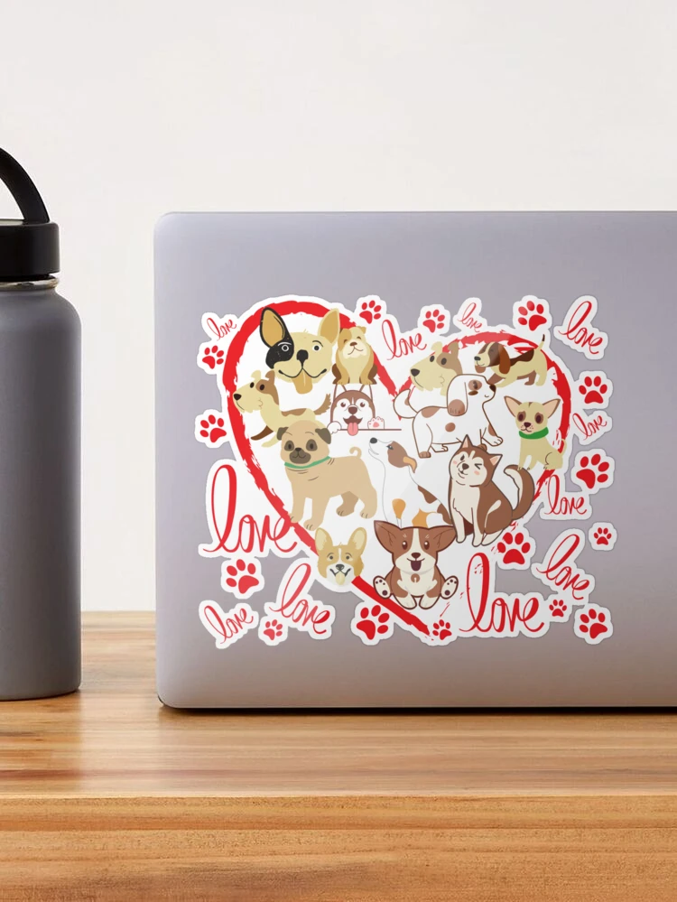 Love Hit Sticker - Love Hit Puppy - Discover & Share GIFs