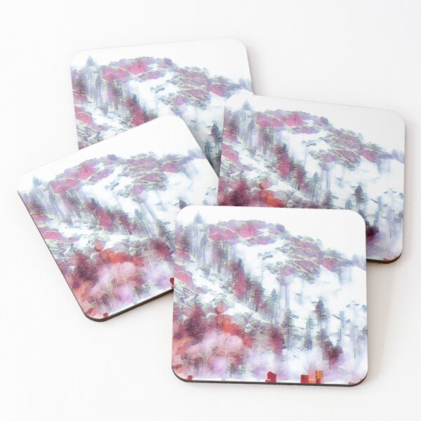 Item preview, Soft Glow Snow Covered Hill - Mountains in Winter designed and sold by MistyMorningsOR.