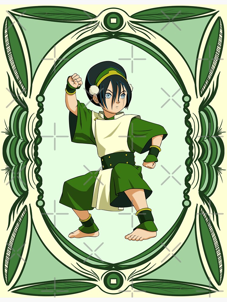 Toph Beifong Avatar The Last Airbender Sticker For Sale By Serenesketches Redbubble 8074