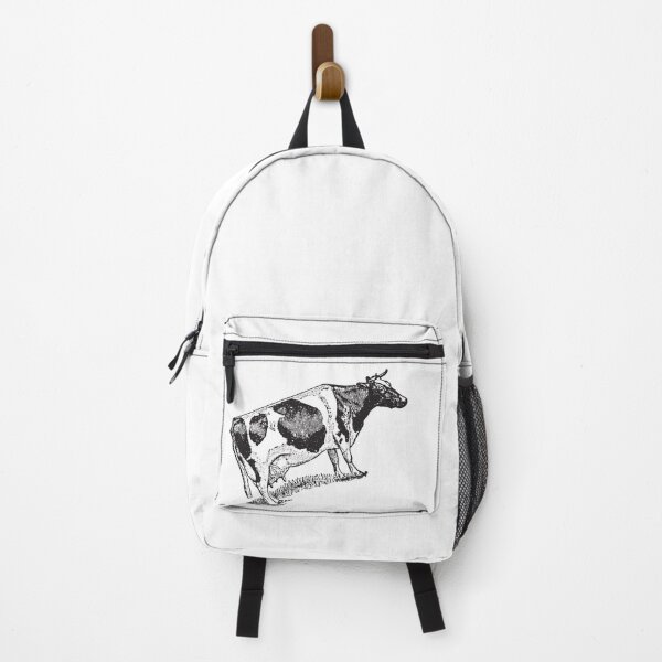 Item preview, Vaca Holstein inclinada en blanco y negro designed and sold by drumweaver.