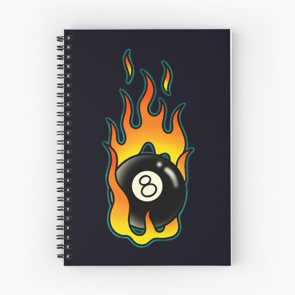 Item preview, 8 Ball on Flames designed and sold by SoulArtLove.