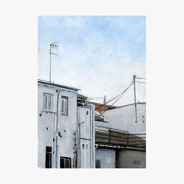 Rear Window View, Valencia, Spain Photographic Print