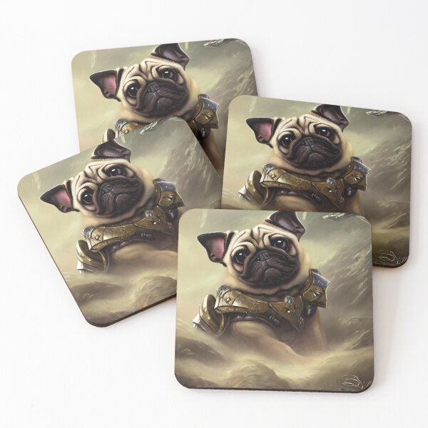 Item preview, AI Generated Art, War Pug designed and sold by RabbitHoleMI.