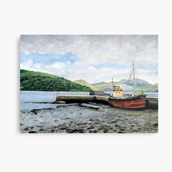 Harbour, Inveraray, Scotland Metal Print